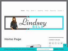 Tablet Screenshot of lindseymbell.com